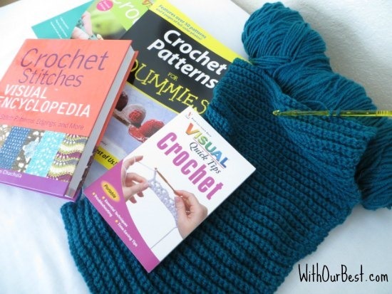Anyone can learn to knit or crochet! Books for beginners and