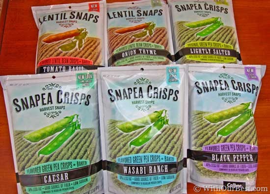 snap peas chips